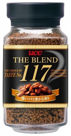 Кофе растворимый UCC Коллекция 117 с/б 90г х 12