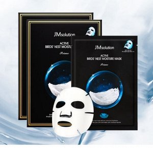 JM SOLUTION ACTIVE BIRDS' NEST MOISTURE MASK Тканевая маска с экстрактом ласточкиного гнезда 30 гр.