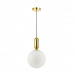 4672/1 PENDANT ODL20 309 золотой/белый Подвес E27 1*40W (тип лампы СВЕЧА ) 220V OKIA