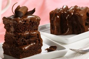 Пирожное Брауни шоколадное с шоколадом 24 шт/кор