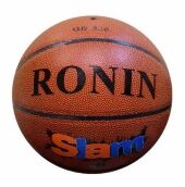 GB-300 Мяч баскетбольный Ronin Slam, №7, 600-650гр, экокожа, коричн.8 панелей,д/ соревн. и трениров.