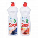 Жидкость для мытья посуды Sorti в ассортименте, 900 мл, арт.1097-3/1103-3/1101-3/1602-3