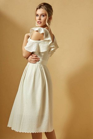 Платье DI-LiA FASHION 0362 кремовый