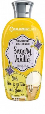 SUGARY VANILLA - Мерцающий ускоритель загара с экстрактами конопли, алоэ и маслом какао