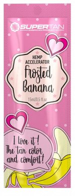 FROSTED BANANA - Увлажняющий ускоритель загара с экстрактами конопли, алоэ и витамином Е