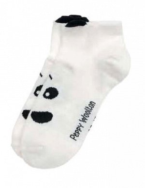Детские носки укороченные "панда"