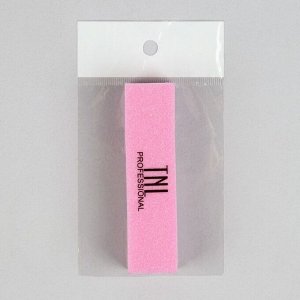 Баф для ногтей, четырёхсторонний, 9,5 см, цвет розовый