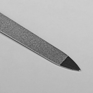 Пилка металлическая для ногтей, 15,2 см, цвет чёрный, PF-927