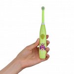 Электрическая механическая зубная щетка CS Medica KIDS CS-462-G, зеленая