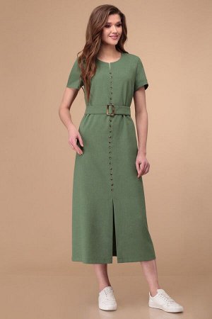 Платье Linia-L Б-1797 зеленое