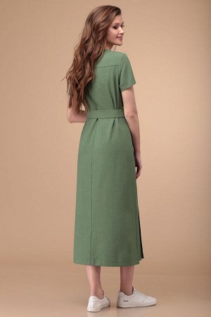 Платье Linia-L Б-1797 зеленое