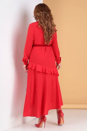 Платье Liona Style 722 красное