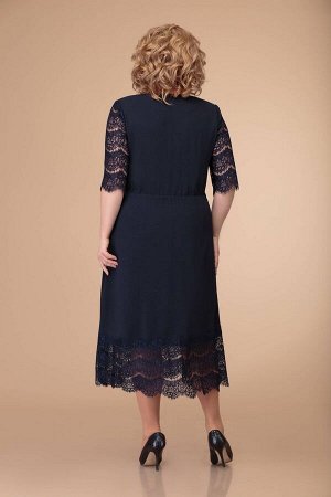 Платье Svetlana Style 1383 темно-синее