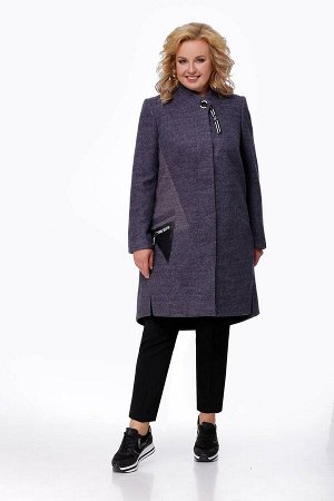 Пальто Mishel Style 806 серое