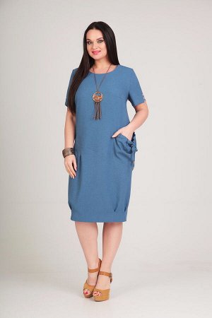 Платье Moda Versal 1761 синее