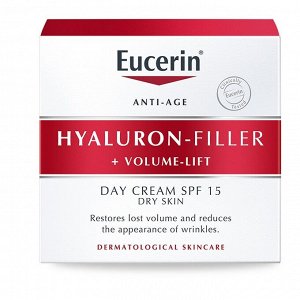 Эуцерин Крем для дневного ухода за сухой кожей SPF 15, 50 мл (Eucerin, Hyaluron-Filler + Volume-Lift)