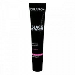 Курапрокс Паста зубная Black Is White отбеливающая со вкусом лайма 90 мл (Curaprox, Black Is White)