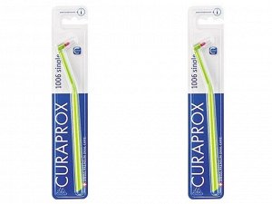 Курапрокс Набор Зубная щетка монопучковая 6 мм*2 штуки (Curaprox, Мануальные зубные щетки)