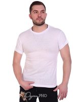 Мужская белая футболка У263