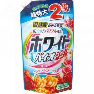 Гель для стирки белья Nihon Detergent с отбеливающим и смягчающим эффектами, дой-пак, 1,62 л