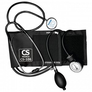 CS Medica Тонометр механический с грушей cs 106 (с фонендоскопом)