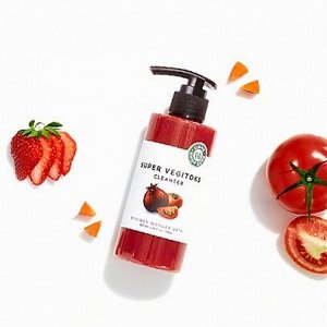 Chosungah Wonder Bath Super Vegitoks Сleanser Red Осветляющая кислородная детокс - пенка для умывания, 300мл