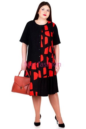 Платье БР Amina Красные квадраты