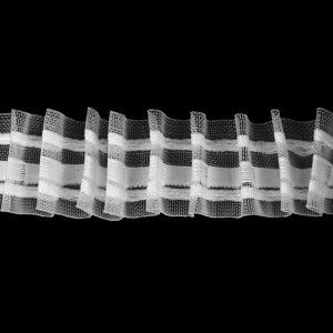 Шторная лента. 3 см. 6 ± 1 м. цвет белый