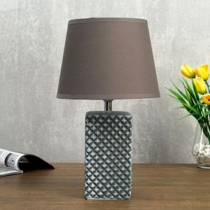Лампа настольная 32165/1 E14 40 Вт серый 20x20x34 см RISALUX
