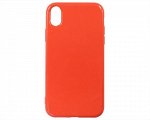 Чехол iPhone XR Силикон 2.0mm (оранжевый)