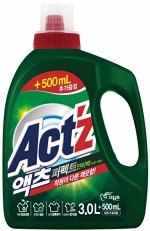 Концентрированный гель &quot;Act’z&quot; для стирки белья для машин с вертикальной и горизонтальной загрузкой 3 л + 200 мл