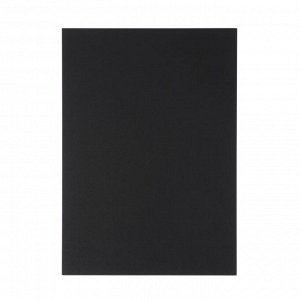 Набор цветного картона, А4 "ТОНИРОВАННЫЙ В МАССЕ" 10 листов, черный, 180 г/м2, 21х29,7 см
