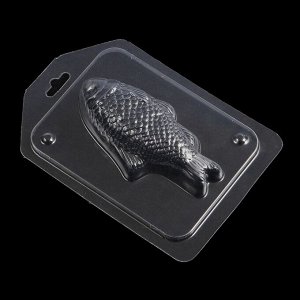 Пластиковая форма для мыла "Золотая рыбка" 10,5х5,5 см