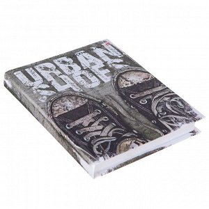 Блокнот А6, 160 листов твёрдая обложка «КЕДЫ URBAN», глянцевая ламинация