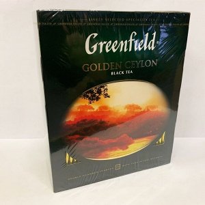 Чай черный Greenfield Golden Ceylon, 100 пакетиков*2 г