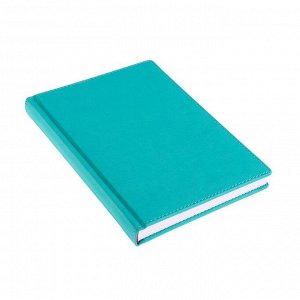Ежедневник недатированный А5+, 136 листов Velvet, обложка искусственная кожа, голубой