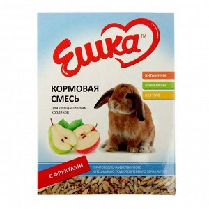Кормовая смесь «Ешка» для декоративныX кроликов, с фруктами, 450 г