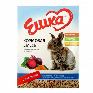 Кормовая смесь «Ешка» для декоративныX кроликов, с овощами, 450 г