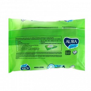 Влажная туалетная бумага «Aaura Family» big-pack 42шт, растворяется в воде
