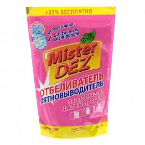 Отбеливатель-пятновыводитель Mister Dez с активным кислородом, 800 г