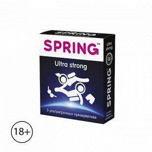 Презервативы Spring Ultra Strong «Ультра прочные», 3 шт.
