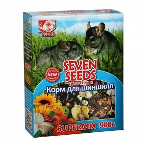 Корм Seven Seeds SUPERMIX для шиншилл, 900 г