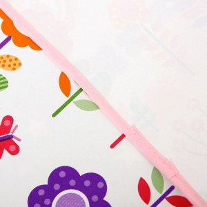 Клеёнка с ПВХ-покрытием «Цветы», 50х70 см