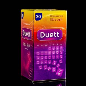 Презервативы DUETT ultra light 30 шт