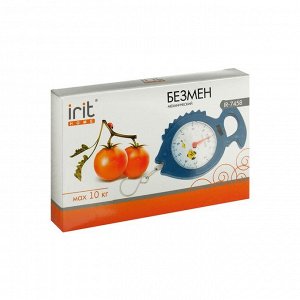 Безмен Irit IR-7458, механический, до 10 кг, МИКС