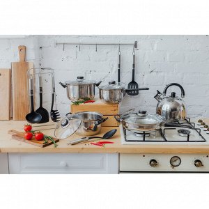 Набор кухонных принадлежностей «Фидель», 6 предметов на подставке
