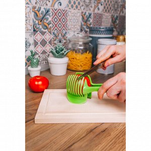 Щипцы для нарезки томатов Доляна, 18x8 см, цвет МИКС