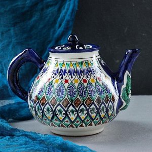 Чайник заварочный Риштанская Керамика «Узоры», 1.6 л, МИКС