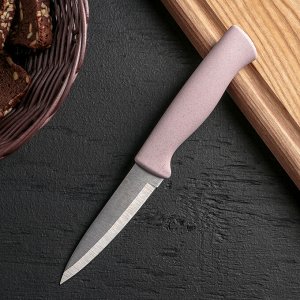 Нож для чистки овощей "Ринго", лезвие 9 см, цвет МИКС