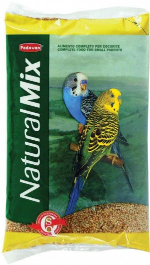 Padovan Naturalmix Cocorite сухой корм для мелких попугаев 1 кг